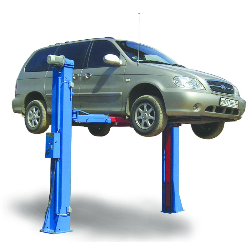 Подъемник двухстоечный г/п 5 т электромеханический с нижней с-й Автоспецоборудование ПЛД-5