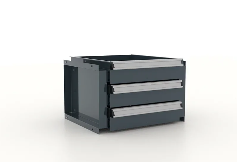 Блок из 3 ящиков для шкафа "Premium" 355х411х88h мм. FERRUM 13.921-7016