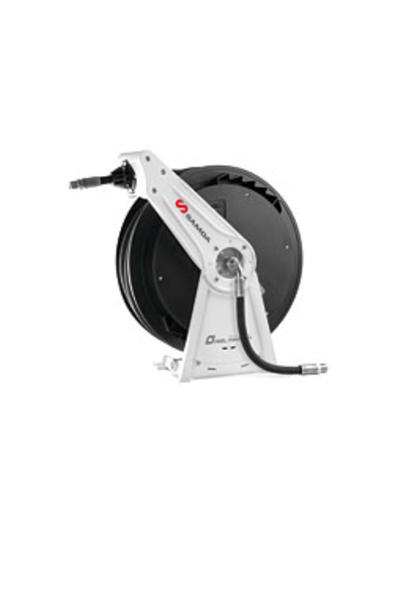 Открытая катушка высокого давления с одной опорой для горячей воды, 15 м х 3/8"