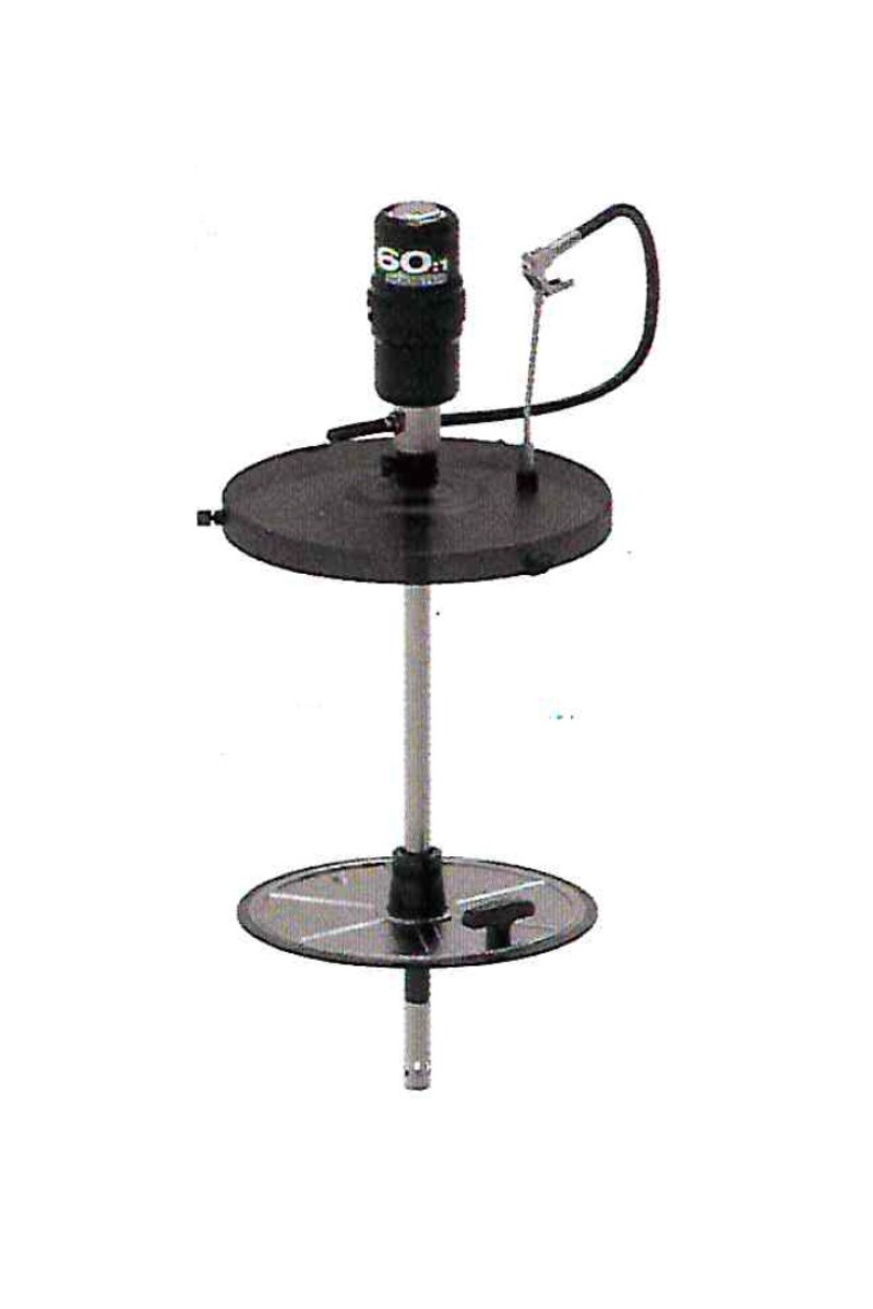 Пневматический солидолонагнетатель с насосом 60:1 для бочек 12-16 кг