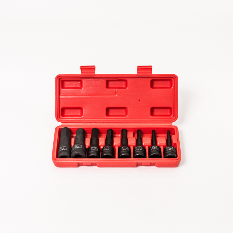 Набор головок ударных 1/2", Hex H5-H19, 8 предметов ROSSVIK ST241