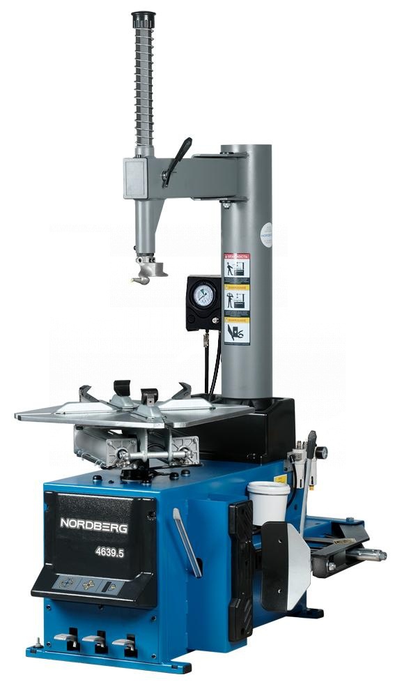 Станок шиномонтажный 220V п/автомат, односкоростн, зажимы 13-26", усил отжим NORDBERG 4639,5ID