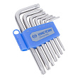 KING TONY Набор TORX L-типа, T10-T40, короткие с отверстием, 7 предметов 20407PR